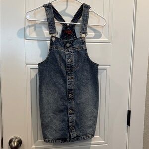 7 For All Mankind Blue Denim Overall dress